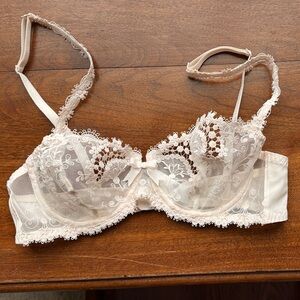 Simone Perele Lace Underwire Bra - Light Pink